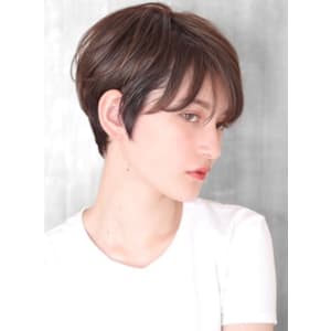 ショート・ボブ/白髪ぼかし/ハイライト/絶壁解消/30代/4