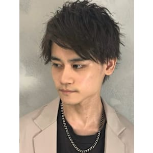 【メンズヘア】爽やか外ハネショート【Infinity新富町】