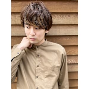 【メンズランキング圧倒的人気ヘア】マッシュ系【新富町】