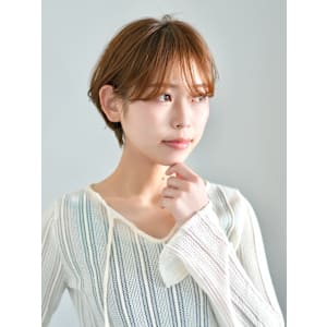 前下がりショート・ボブ/絶壁解消/前髪あり/40代/30代