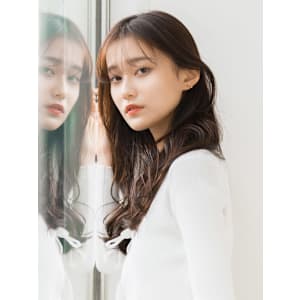 【S.BROOM天王寺店】シースルーロングレイヤースタイル