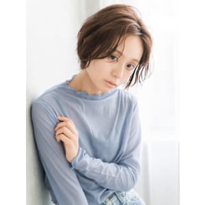 【S.BROOM天王寺店】エアリーショートボブ