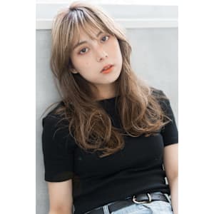 【S.BROOM天王寺店】シースルーロングレイヤースタイル