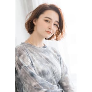 【S.BROOM天王寺店】ゆるふわボブ×ラフスタイル