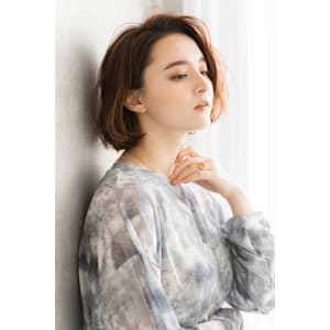 【S.BROOM天王寺店】ゆるふわボブ×ラフスタイル