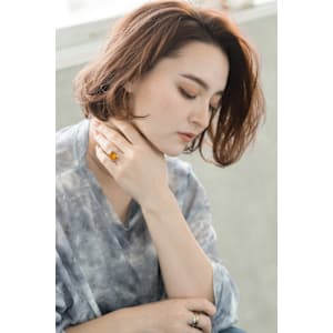 【S.BROOM天王寺店】ゆるふわボブ×ラフスタイル