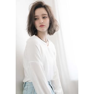 【S.BROOM天王寺店】ゆるふわボブ×ラフスタイル