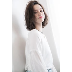 【S.BROOM天王寺店】ゆるふわボブ×ラフスタイル