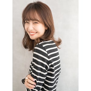 【S.BROOM】ナチュラルセミディースタイル