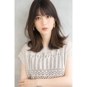 【S.BROOM】大人こなれミディ外ハネ