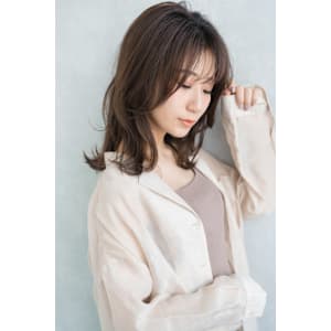 【S.BROOM】シースルーバングレイヤースタイル