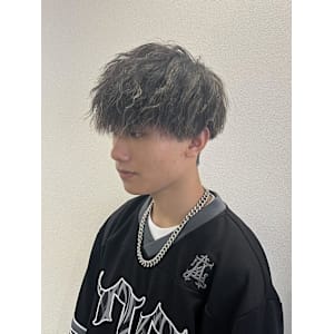 【平山明樹】お洒落メンズパーマ/縦落ちスパイラルパーマ