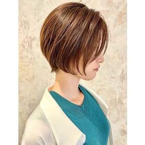 ミルクティーベージュ マッシュショート レイヤーボブ - GRITTERs 仙台中央店【グリッター】【グリッター センダイチュウオウテン グリッター】掲載中