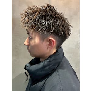  ツイスパ ツーブロック  メンズパーマ 刈り上げ