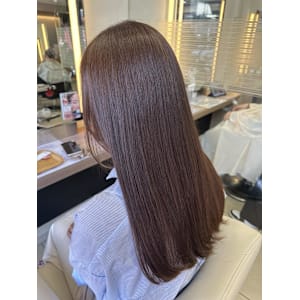 [aika]ダブルカラーでつくるシアーベージュ