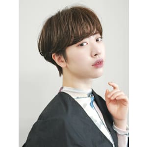 前下がりショート・ボブ/絶壁解消/前髪あり/40代/30代