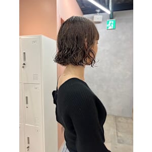 【能田　花音】ミニボブパーマ♪