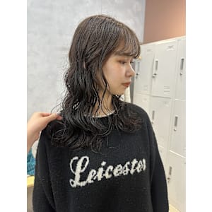 【能田　花音】大きめウェーブ