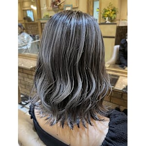 20/ハイライトカラー/細めハイライト/３Ｄカラー