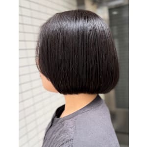ボブカット/切りっぱなしボブ/ボブヘア/艶髪/ストレートヘア