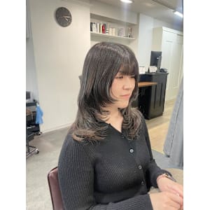 ハッシュカット/フェイスレイヤー/ロングレイヤー