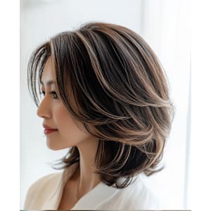 ミディアム（白髪ぼかしハイライト） - flag【フラッグ】掲載中