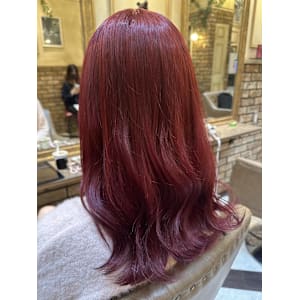 27/チェリーレッド/暖色カラー/ボルドー/ワインレッド