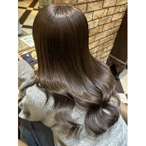 30/グレージュ/マロンベージュ/韓国風巻き/ブリーチなし