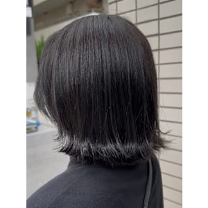 ハイライト×外ハネボブカット/ボブカット/ショート/ボブヘア