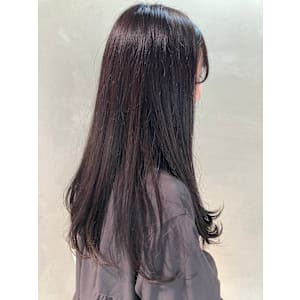 ロングレイヤー＋透明感カラー