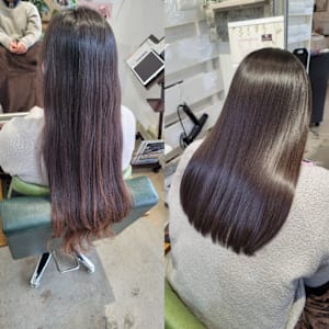 髪質改善トリートメント×縮毛矯正 Wealth×スタイル