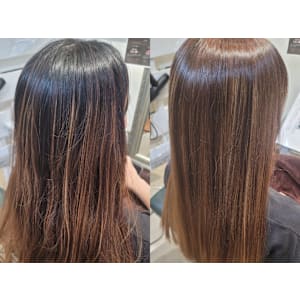 髪質改善トリートメント×縮毛矯正 Wealth×スタイル