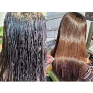 髪質改善トリートメント×縮毛矯正 Wealth×スタイル