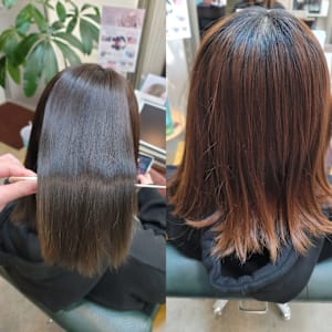 髪質改善トリートメント×縮毛矯正 Wealth×スタイル