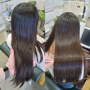 髪質改善トリートメント×縮毛矯正 Wealth×スタイル