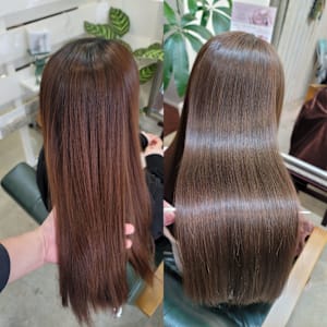 髪質改善トリートメント×縮毛矯正 Wealth×スタイル