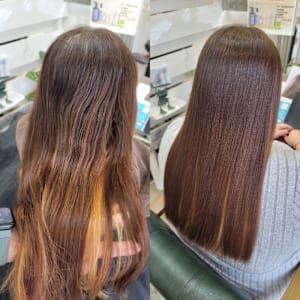 髪質改善トリートメント×縮毛矯正 Wealth×スタイル