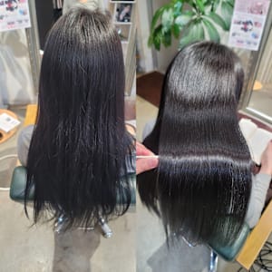 髪質改善トリートメント×縮毛矯正 Wealth×スタイル