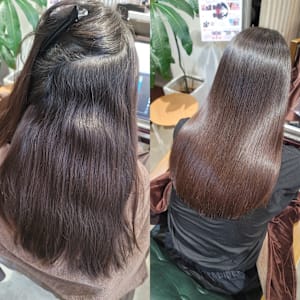 髪質改善トリートメント×縮毛矯正 Wealth×スタイル