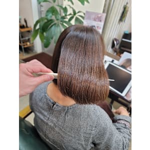 髪質改善トリートメント×縮毛矯正 Wealth×スタイル