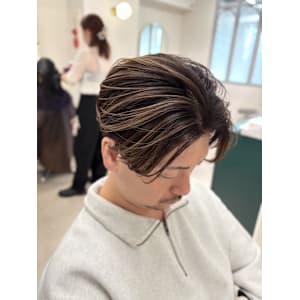 メンズバレイヤージュ（ハイライトデザインカラー）札幌大通駅