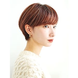 前下がりショート・ボブ/絶壁解消/前髪あり/40代/30代