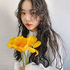 ロングパーマ　アンニュイパーマ