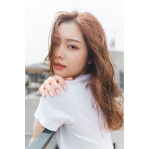 大人女子のカジュアルロング