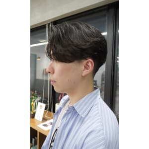 ニュアンスパーマ/センターパート