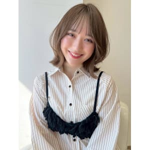 ふんわりボブ×シースルーバング - Euphoria+n 池袋　サンシャイン通り店【ユーフォリア　エヌ　イケブクロ　サンシャインドオリテン】掲載中