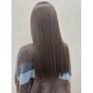 美髪髪質改善トリートメント/シアーグレージュ/フェミニンロン