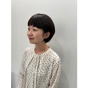 伸ばしかけミニボブ