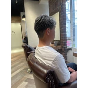 オールバックショート