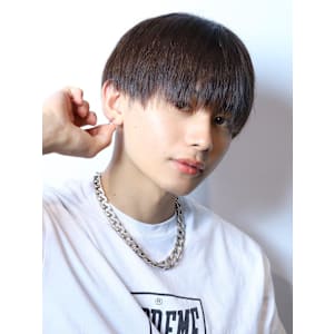 刈り上げシースルーマッシュ 